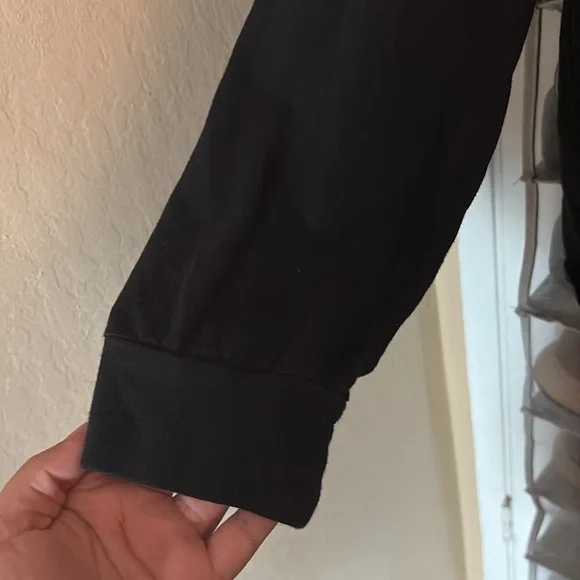 Vans Black Long Sleeve Tee Classic Casual - Picture 3 of 4